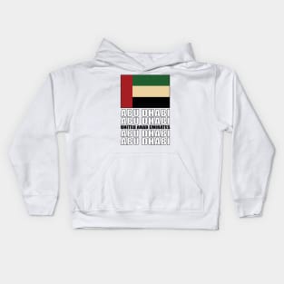 Flag of United Arab Emirates Kids Hoodie